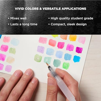 SAKURA Pocket Set Koi Watercolor Kit, 12 Colors Count