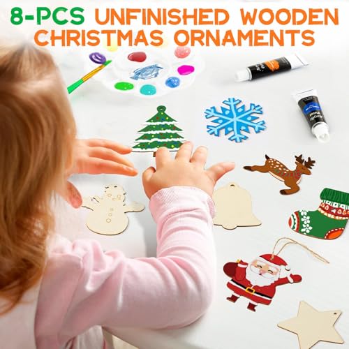 POPYOLA Acrylic Paint Set for Kids, Non Toxic Kids Painting Set with Tabletop Easel, Acrylic Paints, Smock, Canvases, Wooden Stencils, Brushes, Painting Kit Gift for Beginner Student Toddlers - color: Pink
