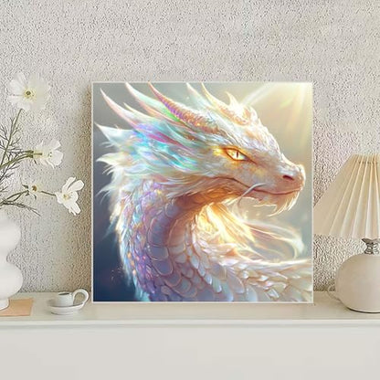 BSNRCH 5D Diamond Painting Kits for Adults Beginners Dragon Diamond Art Kits for DIY Full Round Paint with Diamond Art Dots Crystal Dragon Gem Art Painting Crafts Kits 12 x12inch - color: Dragon