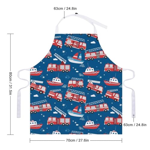 Cooking Apron for Adults with Pockets, Waterproof Oil Resistant Bib for Kitchen Restaurant BBQ Baking - color: Style (328)