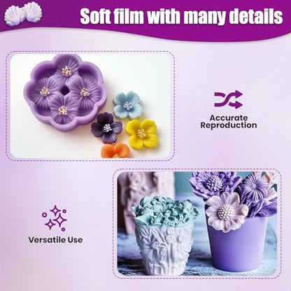 Silicone Mold Making Kit 34 oz, Platinum Cure 15A, 1:1, 4H Cure | 34 oz translucent LSR, 1:1 mix, flexible 15A, 30 min work time, 4H cure, smooth flow for detailed molds, 200°C resistant. - size: 34 OZ