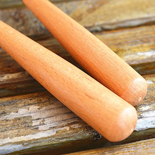 BANLTRE Rubber Brayer Roller for Printmaking, Ideal for Anti Skid Tape Construction Tools, Print,Craft Stamping Brayers for Wallpapers and Scrapbooks (0.8") - size: 0.8"