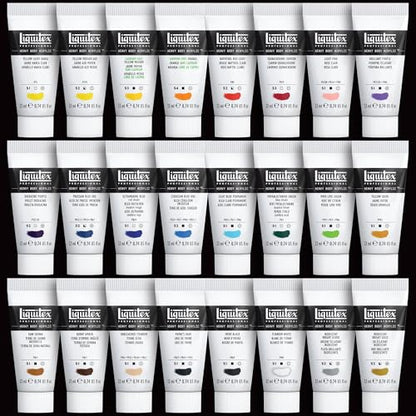 Liquitex Professional Heavy Body Acrylic Paint, 24 x 22ml (0.74-oz) Essentials Set - style: Essentials Set 24 x 22 (0.74-oz)