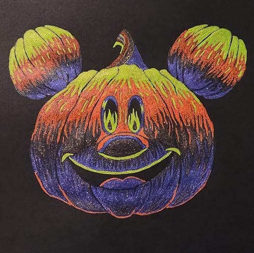 IUILE Handmade Watercolor Paints - Halloween 2023 Half Pan Set (4 colors) - color: Halloween 2023