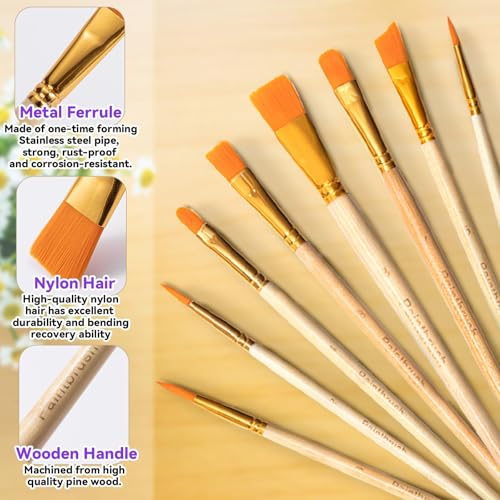 Painting Kit for Kids 6-12 Paint Set for Kids with 24 Acrylic Paint | Paint Supplies Set for Kids Adults with Paint Brushes Canvas Panels