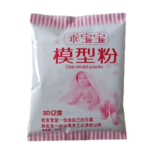 ljhnba for Creative Baby Hand Moulding Powder Baby Hand Foot Casting Powder DIY Hand Holding Craft Material Hand Casting Powder Alginate Molding