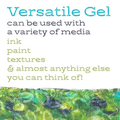 Gel Press Monoprinting Print Plate - A5 (5.8 x 8.3 inches) Gel Plate - Printmaking Supplies - Reusable Gel Printing Plate for Press Art for Card Making, Scrapbooking, Journaling, Arts & Crafts