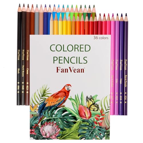 Colored Pencils for Kids(36ct): Coloring Pencil for Adult Coloring Books Color Pencils Set - style: 36 colors