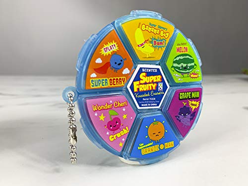 Raymond Geddes Super Fruity Kneadable Scented Eraser Wheel (Pack of 12)