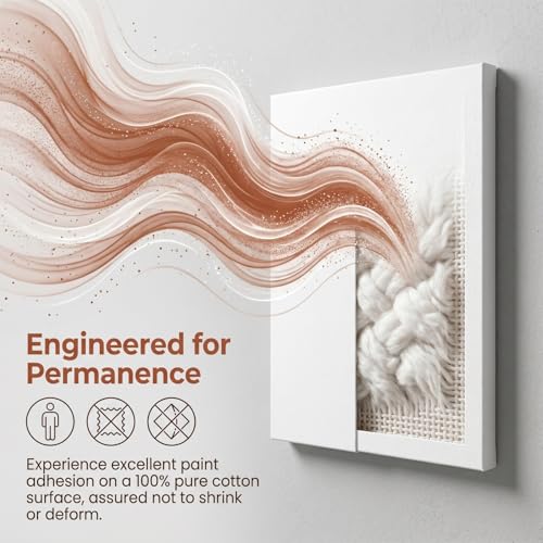 2Pcs 24X30 Inch Cotton Painting Canvas Panels Blank Oil Painting Boards for Students Art Drawing and