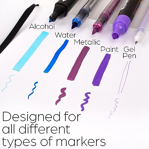 WA Portman A4 Bleedproof Marker Paper Sketchbook for Drawing – 60 Sheets/120 Pages Alcohol Marker Paper Pad with 157 GSM Thick Pages – Durable Sketchbook Hardcover – Ideal Journaling Book for Artists