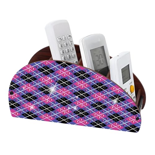 MVVMTOP Diamond Painting Art Kit Organizer Box, Purple Plaid DIY Special Shape Diamond Partial Mosaic Handmade Making Kit Organizer Box, Modern Home Dining Living Room Table Top Decor Art Decoration - color: Purple plaid