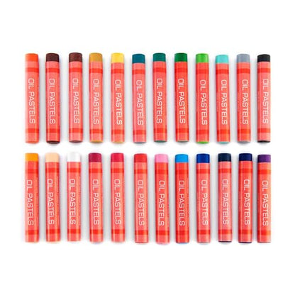 Royal & Langnickel Essentials Oil Pastels, Small, 24 Color Set - size: 24 Pack