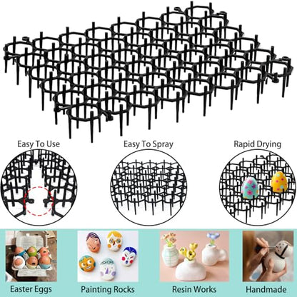20 Pcs Craft Drying Rack, Eggs Drying Rack, Rock Drying Rack for Classroom Crafts Rocks and Egg Painting Perfect for Painting DIY Crafts and Other Small Arts and Crafts