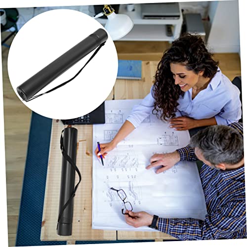 Telescoping Poster Tube Portable Storage for Art Drawings and and Water-resistant Design for Outdoor Transport and Artwork Protection Style