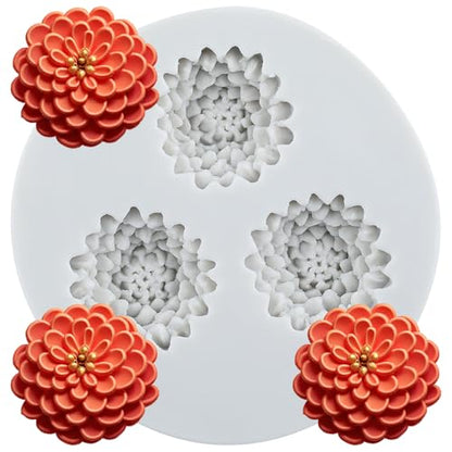 Sunflower Daisy Silicone Mold Daisy Flower Polymer Clay Molds for DIY Crafts Epoxy Resin Casting Air Dry Polymer Clay Plaster Jewelry Making - color: Style H