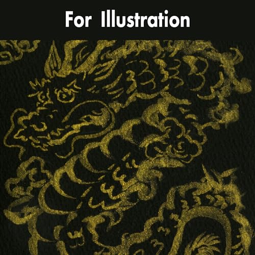 Kuretake Fude Brush Pen Compact CHUJI, Gold & Silver Ink, Medium tip marker, for Calligraphy, Manga, Drawing, Professional, Artist, Made in Japan - style: Medium(set)