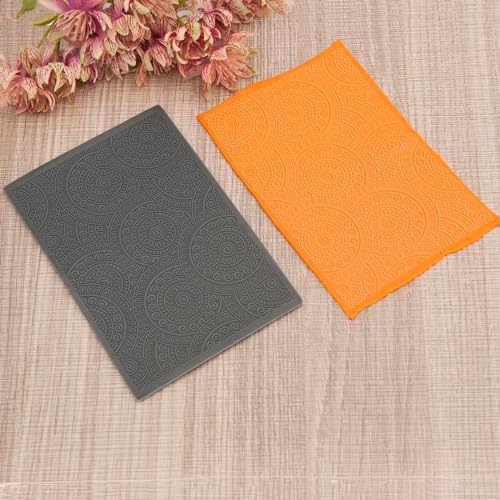 Boho Style Polymer Clay Texture Sheets for Earring Jewerly Making, Clay Texture Mat for Polymer Clay Projects Polymer Clay Earrings Tools