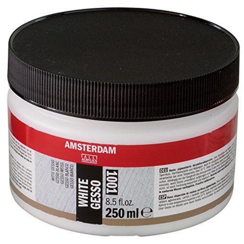 Amsterdam Tarrence Gesso Acrylic Medium White Gesso T2417-3001 250ml - color: white gesso