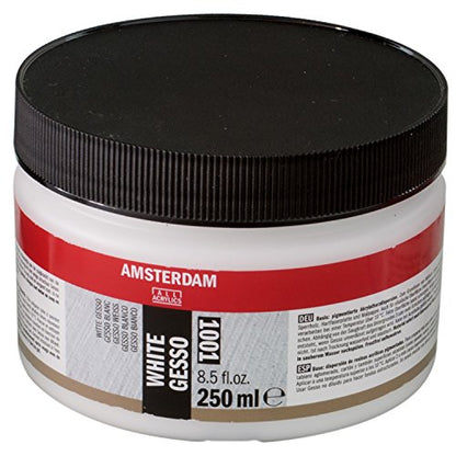 Amsterdam Tarrence Gesso Acrylic Medium White Gesso T2417-3001 250ml - color: white gesso