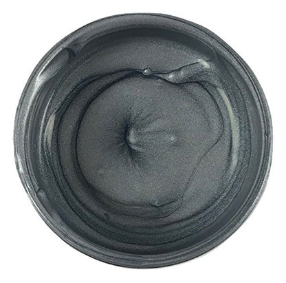 Pearlescent Textile Paint 8 oz. (Dark Silver) - color: Dark Silver