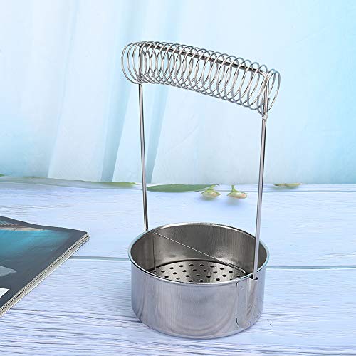 Pssopp Paint Brush Washer Stainless Steel Paint Brush Cleaner Paint Brush Bucket with Wash Filter Screen Holder Spring Paint Brush