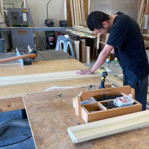 (Pack of 2) Heavy Duty 14x20 Inch Cradled Artist Wood Panel, Unfinished Wooden Canvas Panel with Art Shipping Box, 2 Inch Depth Stretcher Bar for Acrylic and Oil Painting Pouring and Mix Media