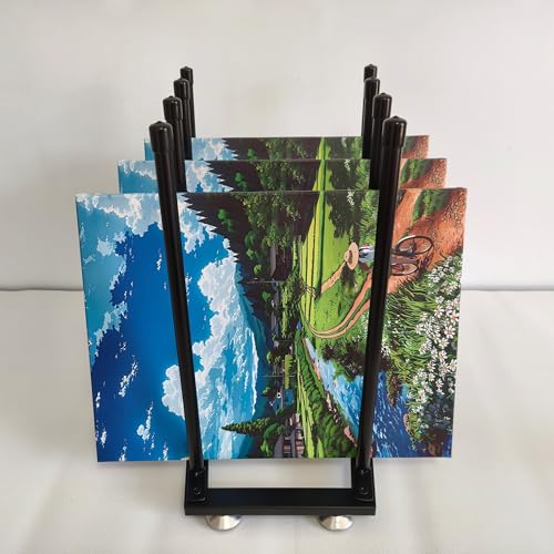 Art Storage Rack,Canvas Storage for art canvas storage 7.8 inches to 23 inches,Art Print Display Rack,Canvas Storage Rack for Artworks, Frames, Drawing Boards, Prints, Panels, Paintings Display