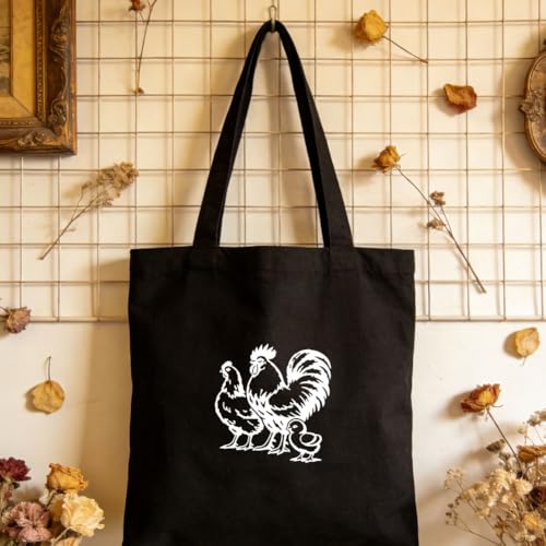 2 Sheets Farmhouse Chicken Silkscreen Stencil, Rooster Hen Self-Adhesive Silk Screen Printing Stencils Reusable Mesh Stencil for Painting on Wood, T-Shirt, Home Craft - color: Chicken