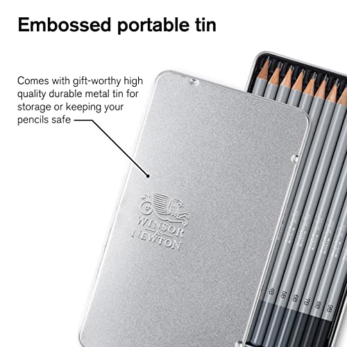 Winsor & Newton Studio Collection Artist Pencils, Graphite Pencils, Set of 12 - style: 12 Graphite Pencils