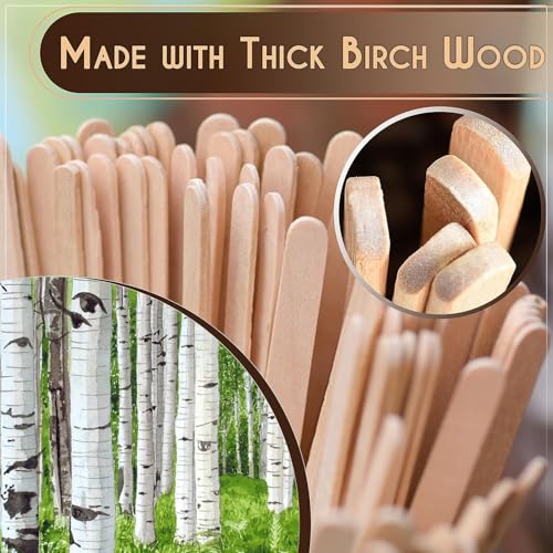 Perfect Stix Premium Wooden Coffee Stirrer Sticks, Thick Birch Wood 5000 Count, 5.5" Inches. Eco-Friendly Wooden Stirrers (5.5Inches / 5000PC) - size: Pack of 5,000ct