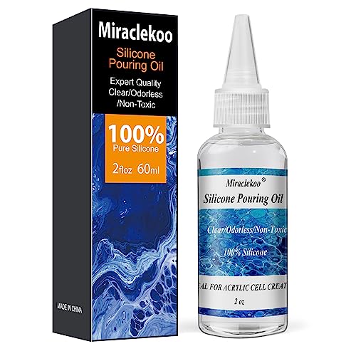 Silicone Pouring Oil Cell Activator Pure Silicone Oil for Cell Creation in Acrylic Paint,2 Ounce - size: 2 Fl Oz (Pack of 1)