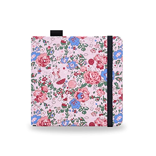 Watercolor Paper Sketchbook,5x5 Inch Mixed Media Notebook,140lb/300gsm Artist Heavyweight Paper,20 Sheets Small Travel Drawing Journal for Adults,Painting,Watercolors,Art Supplies,Rose Rabbit - color: 5x5 inch-300gsm-rose rabbit