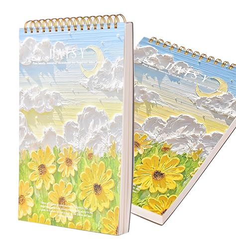 Artists Sketch Book for Kids, 8.27 x 11.4 Inch Hardcover Spiral Bound Sketch Pad, 60 Sheets 130gsm Thick Paper, Art Drawing Book for Children, Charcoal, Oil Pastel & Multimedia Art Creation