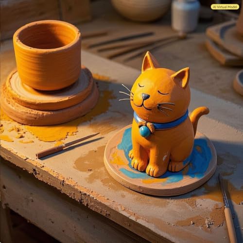 ZEHIQ Air Dry Clay-2.2lb Natural Terracotta Pottery Clay for Craft Projects | Wheel Throwing, Hand Building, Sculpting Molding, No Baking Required, Self-Hardening, Beginners & Professional Artists - color: terracotta