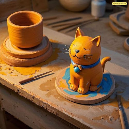 ZEHIQ Air Dry Clay-2.2lb Natural Terracotta Pottery Clay for Craft Projects | Wheel Throwing, Hand Building, Sculpting Molding, No Baking Required, Self-Hardening, Beginners & Professional Artists - color: terracotta