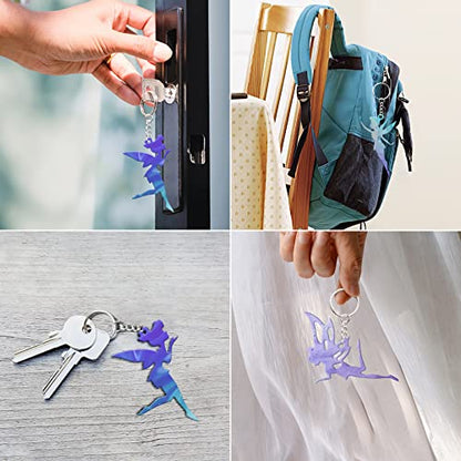 Angel Wings 33Pcs Shiny Fairy Shape Silicone Molds Kit Beautiful Women Resin Mold for DIY Epoxy Resin UV Resin Casting Mold DIY Keychain Pendant Jewelry Making Necklace Clear - color: 3Pcs Set
