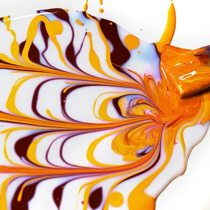 Color Pouring Medium Gloss by GOLDEN, 32 fl. oz. Jar, Professional Acrylic Medium, Transparent