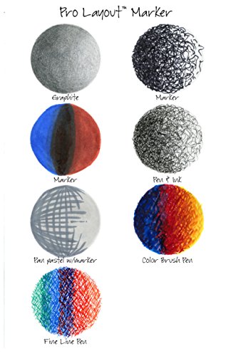 Canson Artist Series Pro Layout Marker Paper, Foldover Pad, 9x12 inches, 50 Sheets (18lb/70g) - Artist Paper for Adults and Students - size: 9" x 12"
