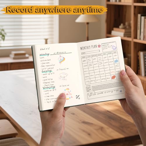 Thick Blank Journal Notebook 400 Pages 3.9 × 5.5 No Lines Soft Leather Pocket Blank Notebook for Women Drawing Book Memo Writing Sketch Diary Notebook Upgrade Page (dark green) - color: dark green