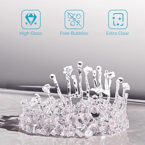 UV Resin 200g Bulk No Odor Upgrade Clear UV Epoxy Resin Kit Hard Fast Cure Jewelry Making Handmade DIY Craft Decoration Coating - size: 200g