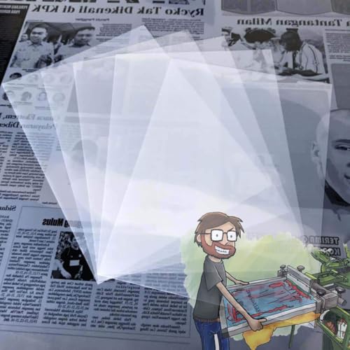 Silk Screen Printing Film 17"x100ft. Roll Waterproof Inkjet Transparent Film
