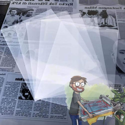 Silk Screen Printing Film 17"x100ft. Roll Waterproof Inkjet Transparent Film