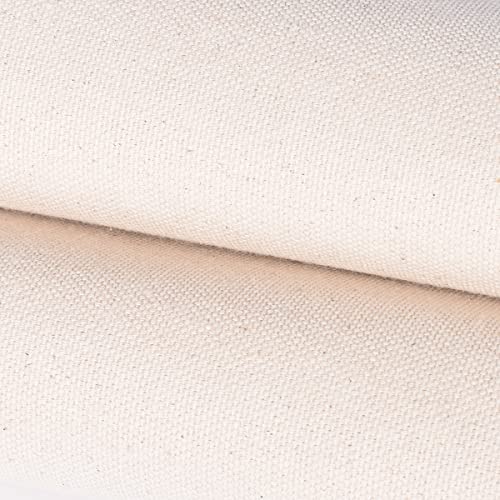 100% Natural Cotton 10oz Canvas Fabric (Duck), 63 Inches Wide X 3 Yards Long