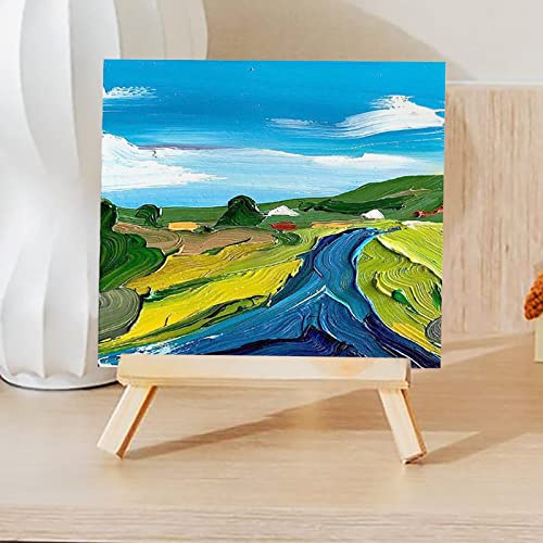 5.9x5.9 Inch Oil and Acrylic Paper Pad,30 Sheets 180GSM(110lb) Tearable Bleed Proof Canvas Like Textured Drawing Papers Perfect for Acrylic,Oil Painting,White - color: 1-5.9x5.9 inch-180gsm-oil paper