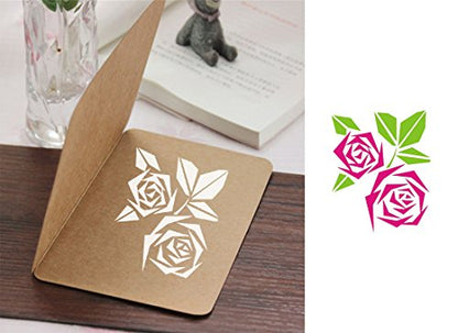 100 Pcs Carbon Transfer Paper Tracing Paper 11.7"×8.3" for Transfer Pattern on Wood, Paper, Canvas (White) - color: White