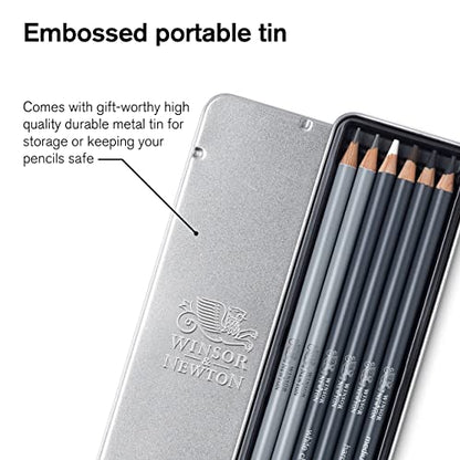 Winsor & Newton Studio Collection Artist Pencils, Sketching Pencils, Set of 6 - style: 6 Sketching Pencils