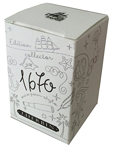 J. Herbin J.Herbin 1670 Anniversary Stormy Gray 50ml Bottled Ink (15009T) - color: Stormy Gray