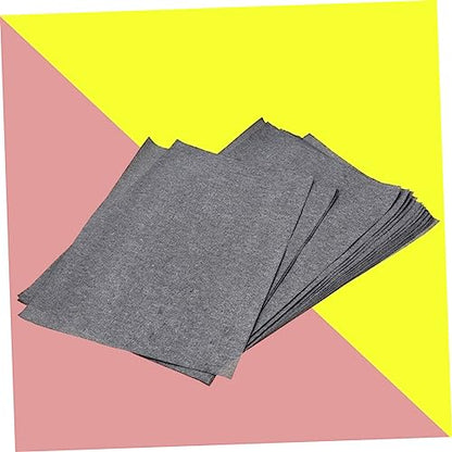 SEWOART 50 Sheets Graphite Carbon Transfer Paper for Tracing and Painting Black Sturdy Copy Paper for Artists Students
