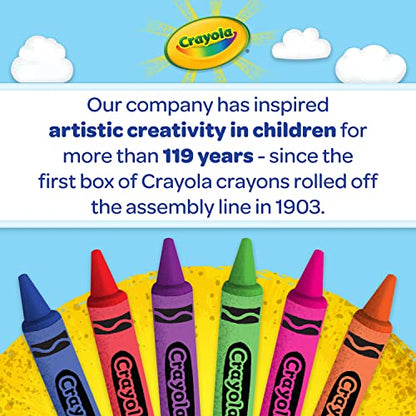 Crayola Large Egg Crayons (12ct), Classroom Must Haves, Teacher School Supplies for Toddlers, Kindergarten & Elementary, Ages 1+